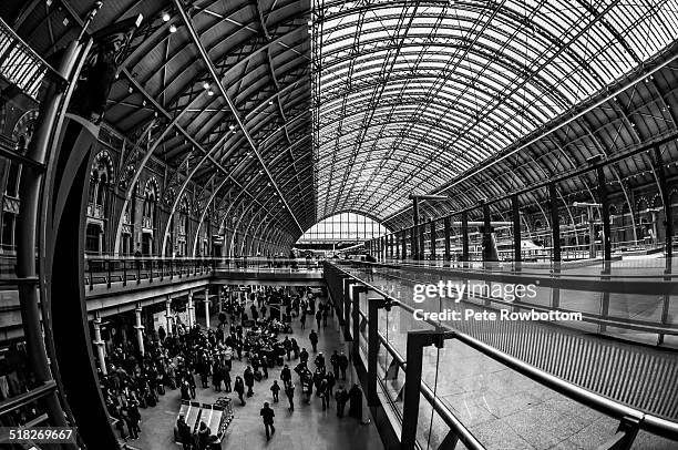 london st pancras - saint pancras railway station bildbanksfoton och bilder