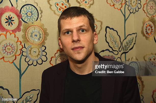 Actor Jesse Eisenberg attends the "Louder Than Bombs" New York Premiere on March 30, 2016 in New York City.