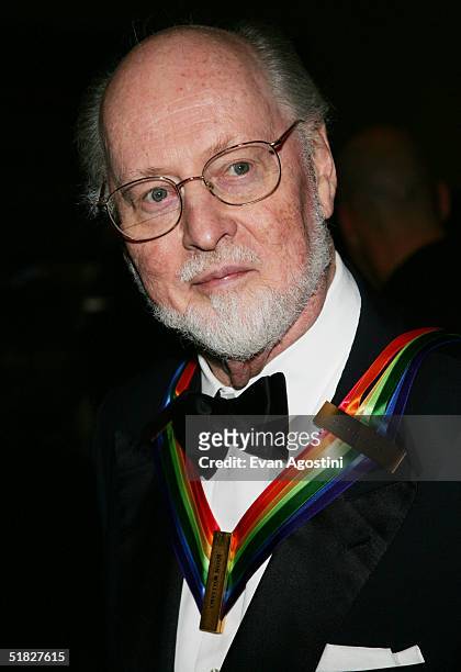 Honoree composer John Williams arrives at the 27th Annual Kennedy Center Honors Gala at The Kennedy Center for the Performing Arts, December 5, 2004...