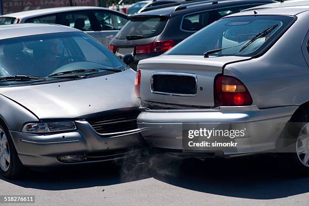 car accident - wreck stock pictures, royalty-free photos & images