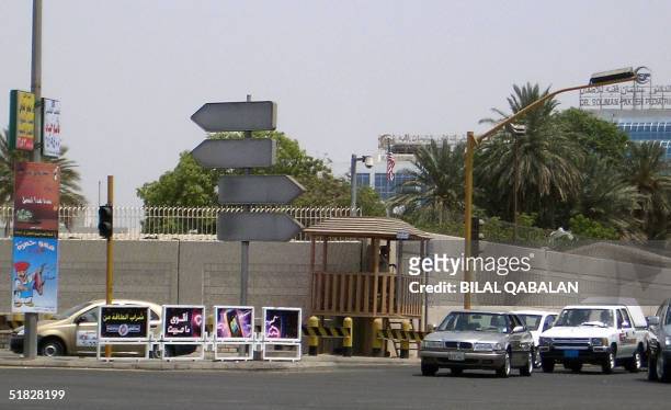 Picture dated 12 september 2004 shows a partial view of the heavily secured US consulate in the Red Sea city of Jeddah. The US consulate in Jeddah...