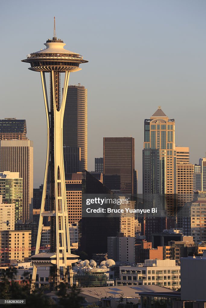 Space Needle and downtown Seattle