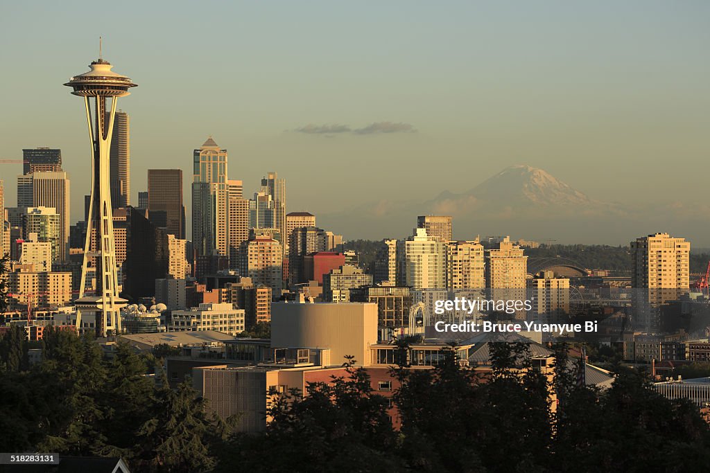 Skyline of downtown Seattle