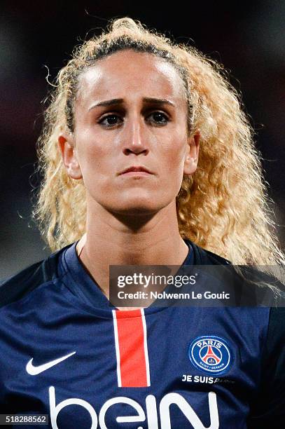 Kheira Hamraoui of PSG during Uefa Women's Champions League match between Paris Saint Germain and Fc Barcelona, round of 8, second leg at Stade...