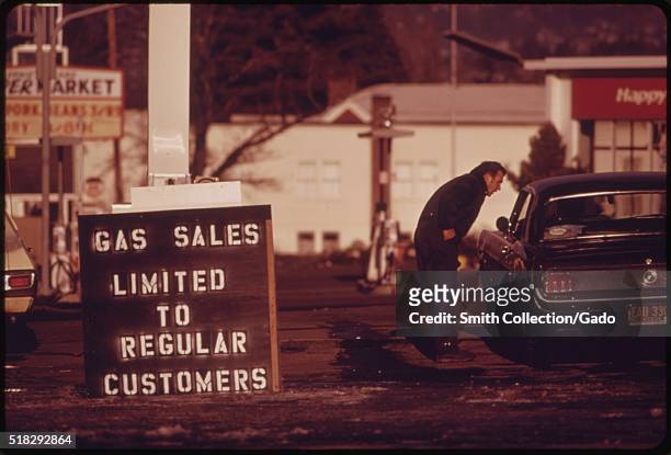 During the Fuel Crisis before Gasoline Sales Were Regulated by the State a Dealer in Tigard, Pumped Gas Only to His Regular Customers. The Driver in...