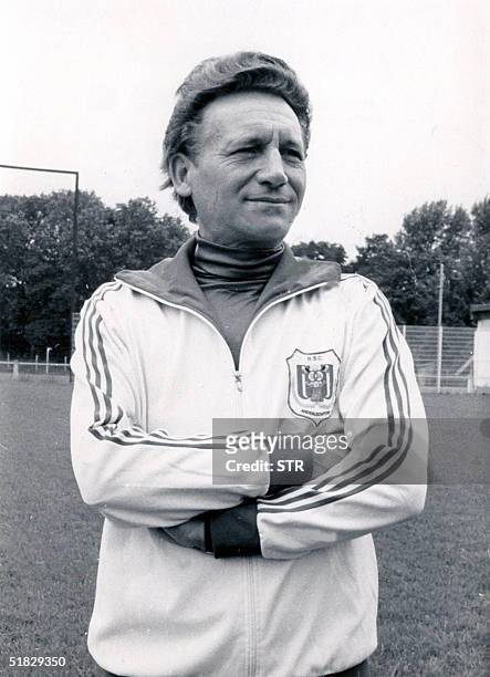 Picture dated 23 February 1988 of Belgian trainer Raymond Goethals. European Cup winning manager Goethals died from a long and severe illness at the...