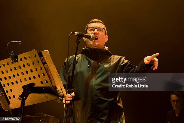 Paul Heaton performs at Royal Albert Hall on March 30, 2016 in London, England.