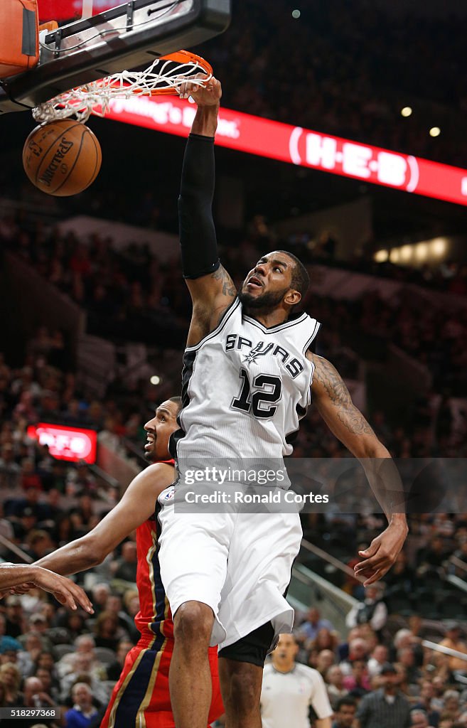 New Orleans Pelicans  v San Antonio Spurs