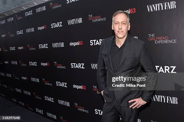 Director, writer and executive producer Lodge Kerrigan attends "The Girlfriend Experience" New York Premiere at The Paris Theatre on March 30, 2016...