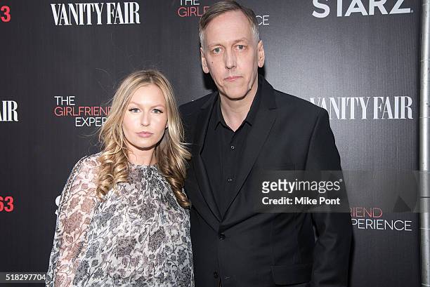 Director, writer and executive producer Lodge Kerrigan and his daughter attend "The Girlfriend Experience" New York Premiere at The Paris Theatre on...