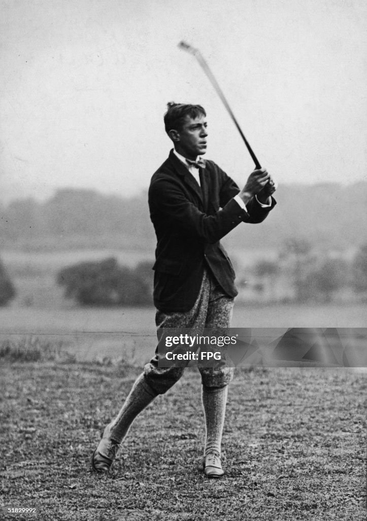 Francis Ouimet Swings Golf Club