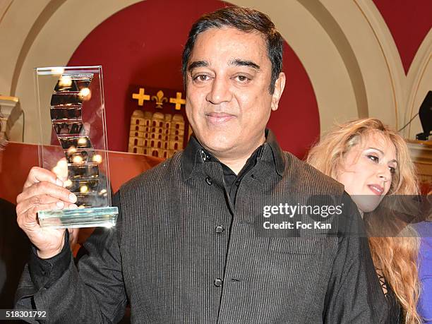 Prix Henri Langlois 2016 awarded director/actor Kamal Haasan attends '10eme Rencontres Internationales de Cinema de Patrimoine 2016' Opening Ceremony...