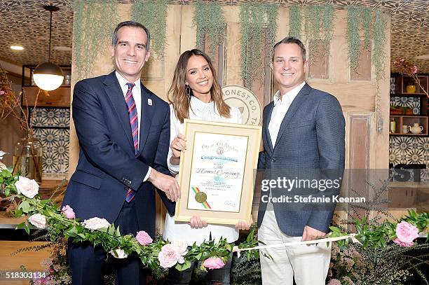 The Honest Company hosted a conversation with Founder Jessica Alba and First Lady of Los Angeles, Amy Elaine Wakeland, for the Getty House Foundation...