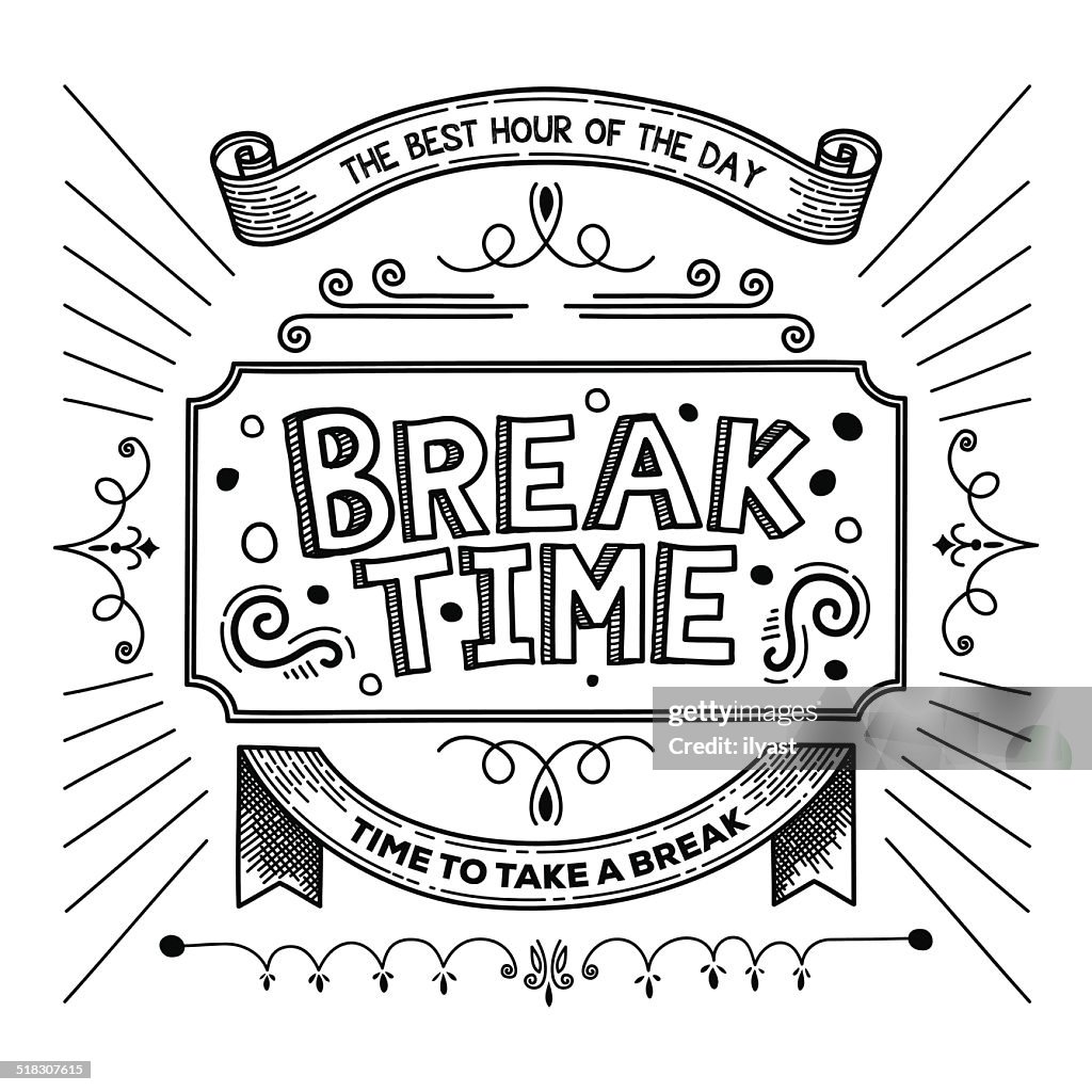 Timed Breaks Break Time Clipart