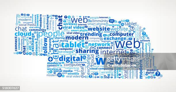 nebraska on modern communication and technology word cloud - word cloud stock illustrations