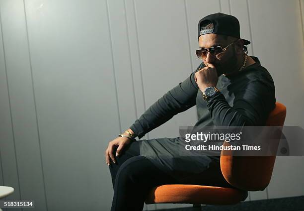 Bollywood Singer-Rapper Yo Yo Honey Singh poses during an exclusive interview with HT City-Hindustan Times for his upcoming Punjabi action film...