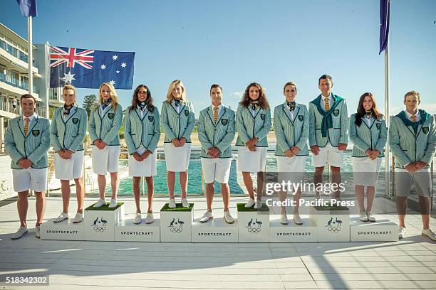 The Australian Olympic Committee unveiled the Opening Ceremony Uniforms for the 2016 Australian Olympic Team in Bondi, Sydney. Joshua Dunkley-Smith,...