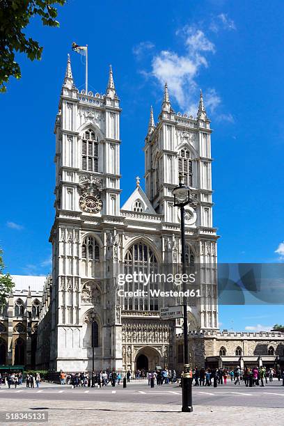 united kingdom, england, london, westminster, westminster abbey - westminster abbey stockfoto's en -beelden