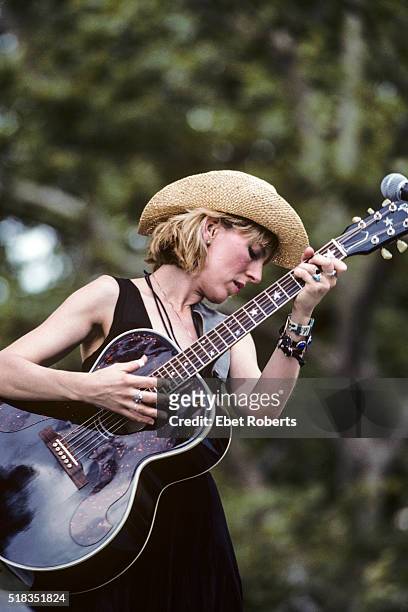 Lucinda Williams performing at Summerstage in Central Park in New York City on June 27, 1992.