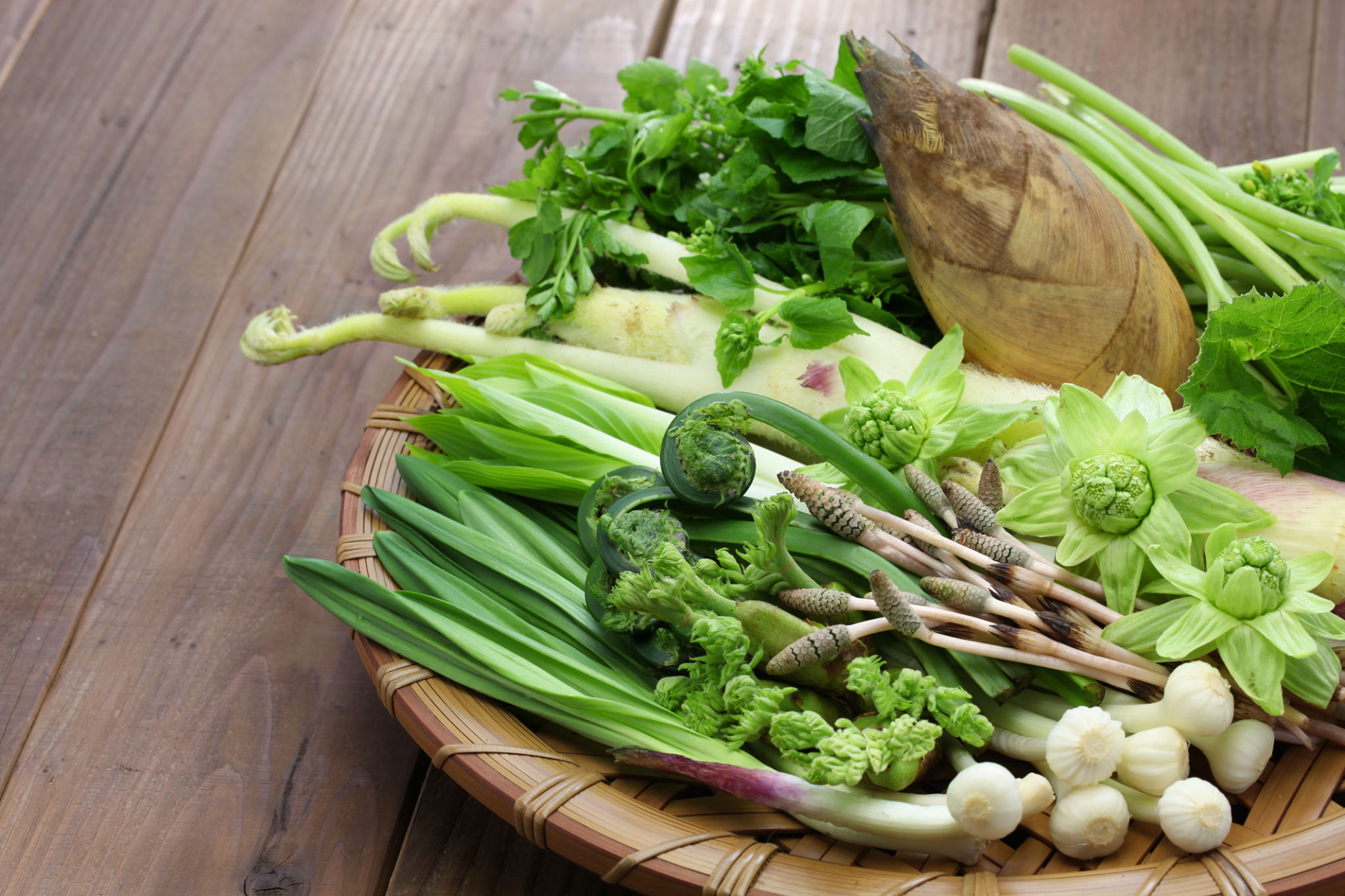 fresh spring produce
