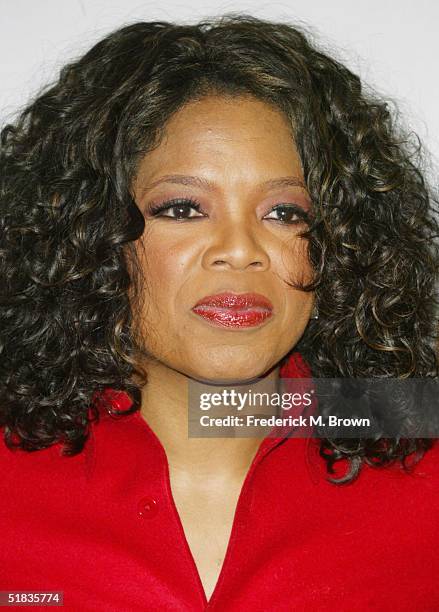 Oprah Winfrey attends the California Governor's Conference on Women and Families at the Long Beach Convention Center on December 7, 2004 in Long...