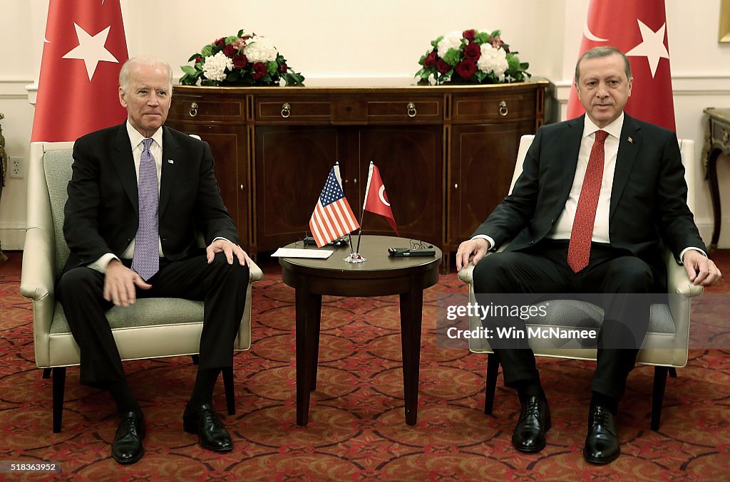 Joe Biden Holds Bilateral Meeting with Turkish President Erdogan