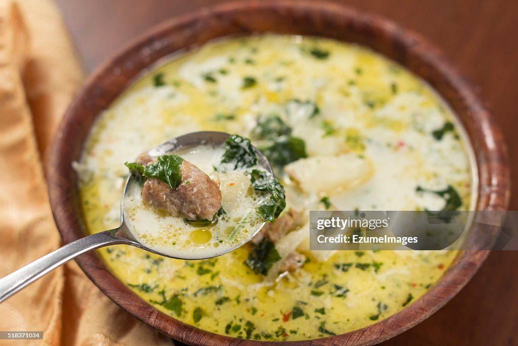 Zuppa Toscana Sausage and Kale Soup
