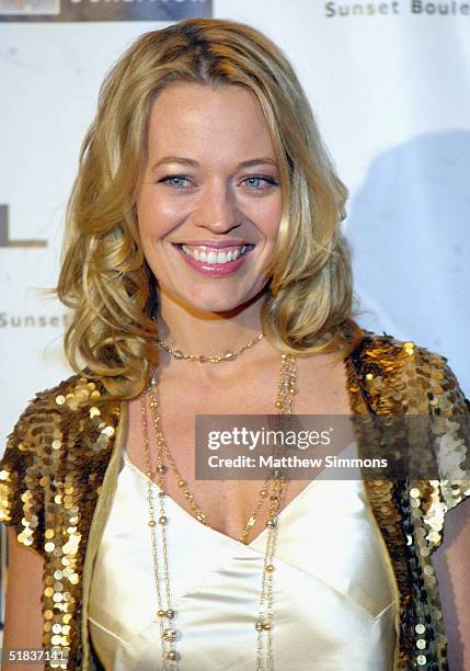 Actress Jeri Ryan arrives at the Creative Coalition Spotlight Awards at the Luxe Hotel Sunset Boulevard on December 7, 2004 in Los Angeles,...