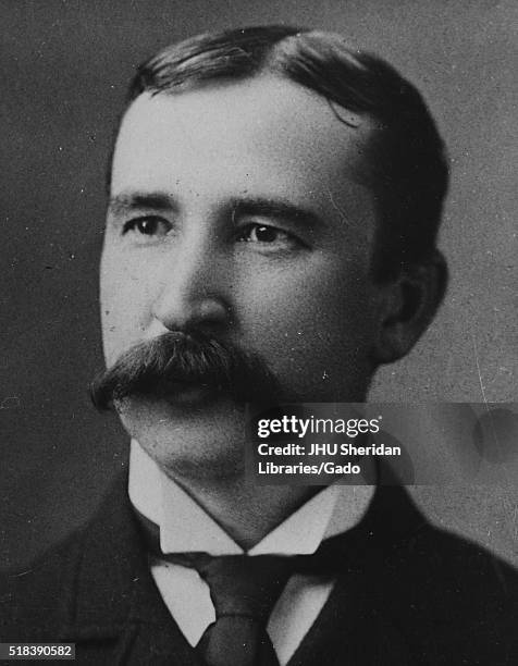 Headshot of Herbert Baxter Adams, who was an American educator and historian, he was a fellow in history at The Johns Hopkins University and then an...