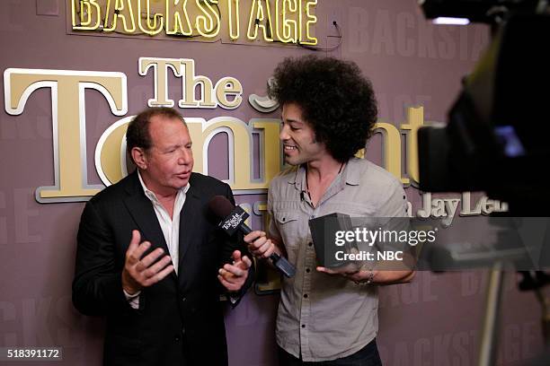 Episode 4249 -- Pictured: Actor Garry Shandling during an interview with Bryan Branly backstage on May 9, 2012 --