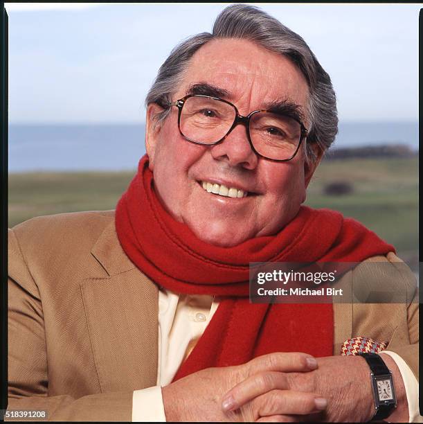 Comedian Ronnie Corbett is photographed for the Radio Times on February 18, 2005 in Gullane, Scotland.