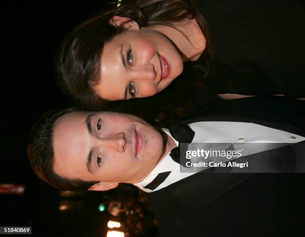 Actors Chris Klein and Katie Holmes arrive to the Warner Bros. Premiere of the film "Ocean's Twelve" at Grauman's Chinese Theatre December 8, 2004 in...