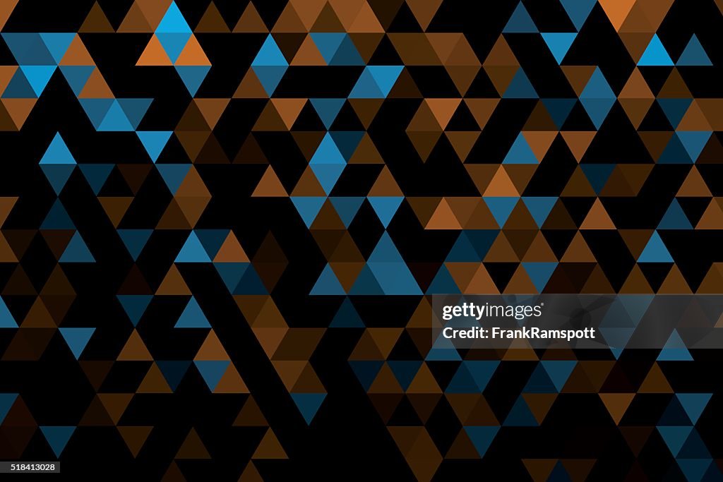 Cave Triangle Gradient Pattern