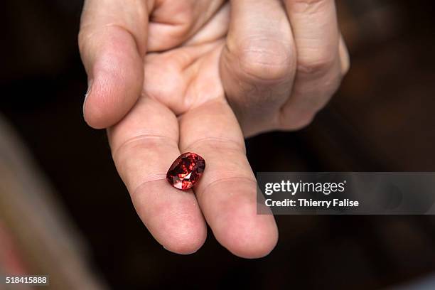 Cut Mogok ruby.