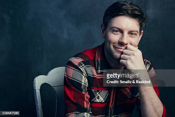 Patrick Fugit poses for a portrait in the Getty Images SXSW Portrait Studio Powered By Samsung on March 13, 2016 in Austin, Texas.