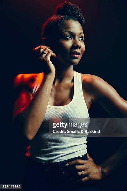 Emayatzy Corinealdi poses for a portrait in the Getty Images SXSW Portrait Studio Powered By Samsung on March 13, 2016 in Austin, Texas.