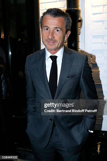 Francois Sarkozy attends the 'Guy Bourdin - Portraits' - Exhibition Opening and Cocktail at Studio des Acacias on March 31, 2016 in Paris, France.