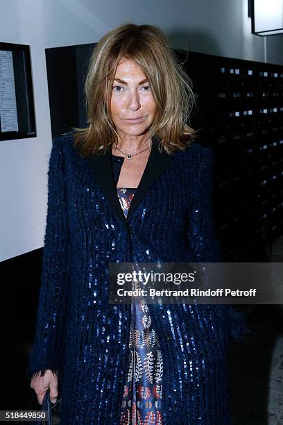 Marianne Mahdavi attends the 'Guy Bourdin - Portraits' - Exhibition Opening and Cocktail at Studio des Acacias on March 31, 2016 in Paris, France.