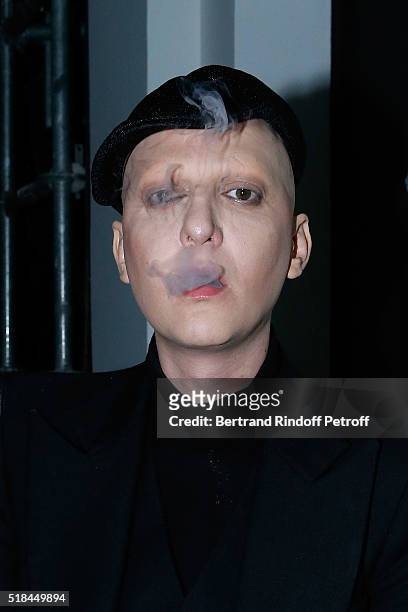 Ali Mahdavi attends the 'Guy Bourdin - Portraits' - Exhibition Opening and Cocktail at Studio des Acacias on March 31, 2016 in Paris, France.