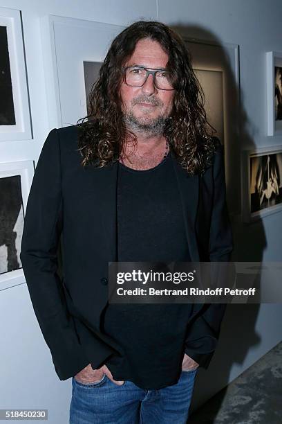 Ventes Privees Jacques-Antoine Granjon attend the 'Guy Bourdin - Portraits' - Exhibition Opening and Cocktail at Studio des Acacias on March 31, 2016...