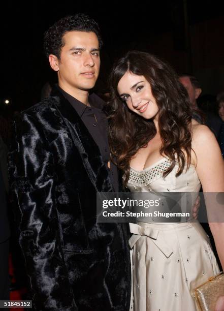 Actress Paz Vega and her husband Orson Salazar attend the Los Angeles premiere of Columbia Pictures "Spanglish" at the Mann Village Theater on...