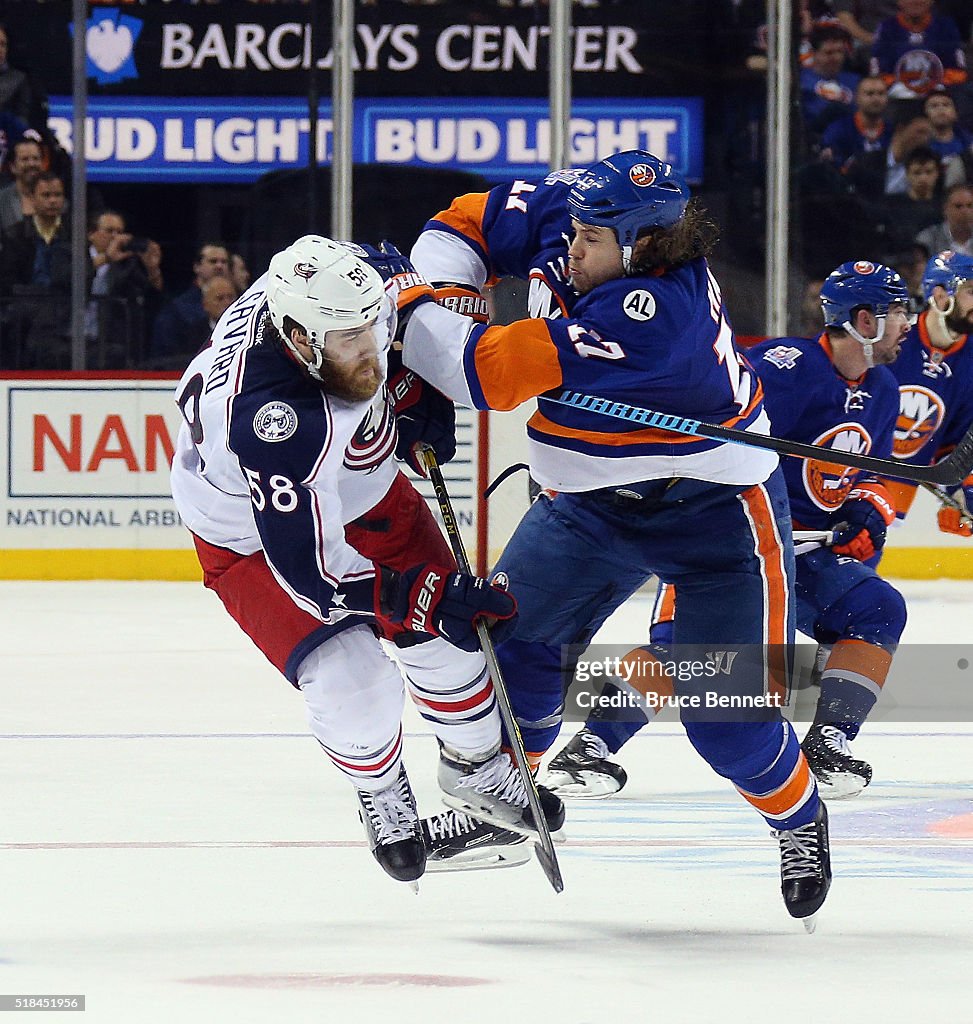 Columbus Blue Jackets v New York Islanders