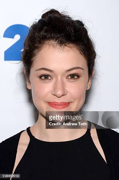 Tatiana Maslany attends An Evening with the Cast & Co-Creator of "Orphan Black" at 92nd Street Y on March 31, 2016 in New York City.