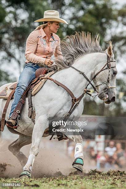 Langley Rodeo 17 The Lang Lang Rodeo In Gippsland Stock Photos, High-Res Pictures ...