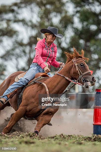 Langley Rodeo 17 The Lang Lang Rodeo In Gippsland Stock Photos, High-Res Pictures ...