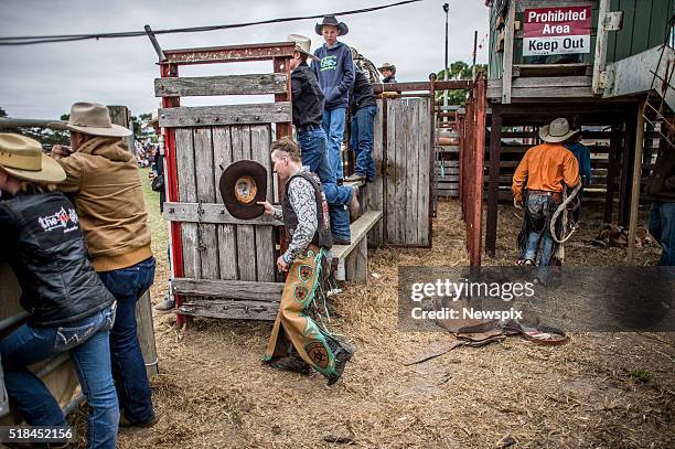 Langley Rodeo 17 The Lang Lang Rodeo In Gippsland Stock Photos, High-Res Pictures ...