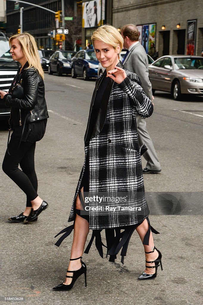 Celebrities Visit "The Late Show With Stephen Colbert"  - March 31, 2016