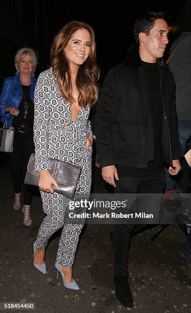 Binky Felstead attending the In The Style clothing launch at Libertine on March 31, 2016 in London, England.