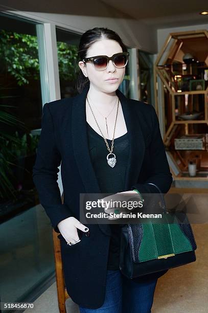 Michelle Trachtenberg attends Imagine Vince Camuto Launch Event at the Home of The A List's Ashlee Margolis on March 31, 2016 in Beverly Hills,...