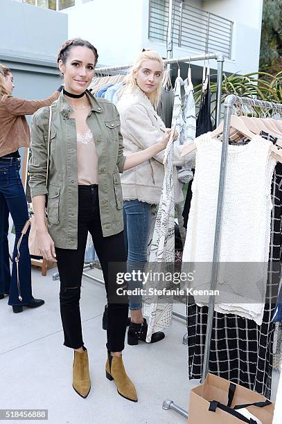 Louise Roe attends Imagine Vince Camuto Launch Event at the Home of The A List's Ashlee Margolis on March 31, 2016 in Beverly Hills, California.